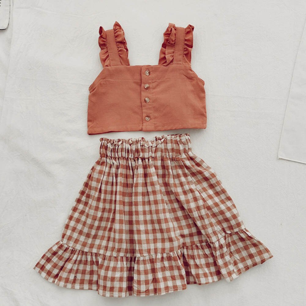 Girls Summer Clothing Set 2 Pcs