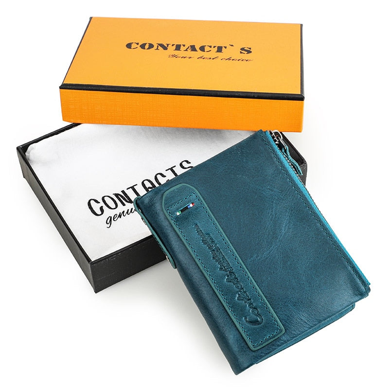 Stylish Compact Genuine Leather Women’s Wallet