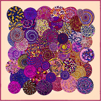 Women's Pure Silk Head Scarf