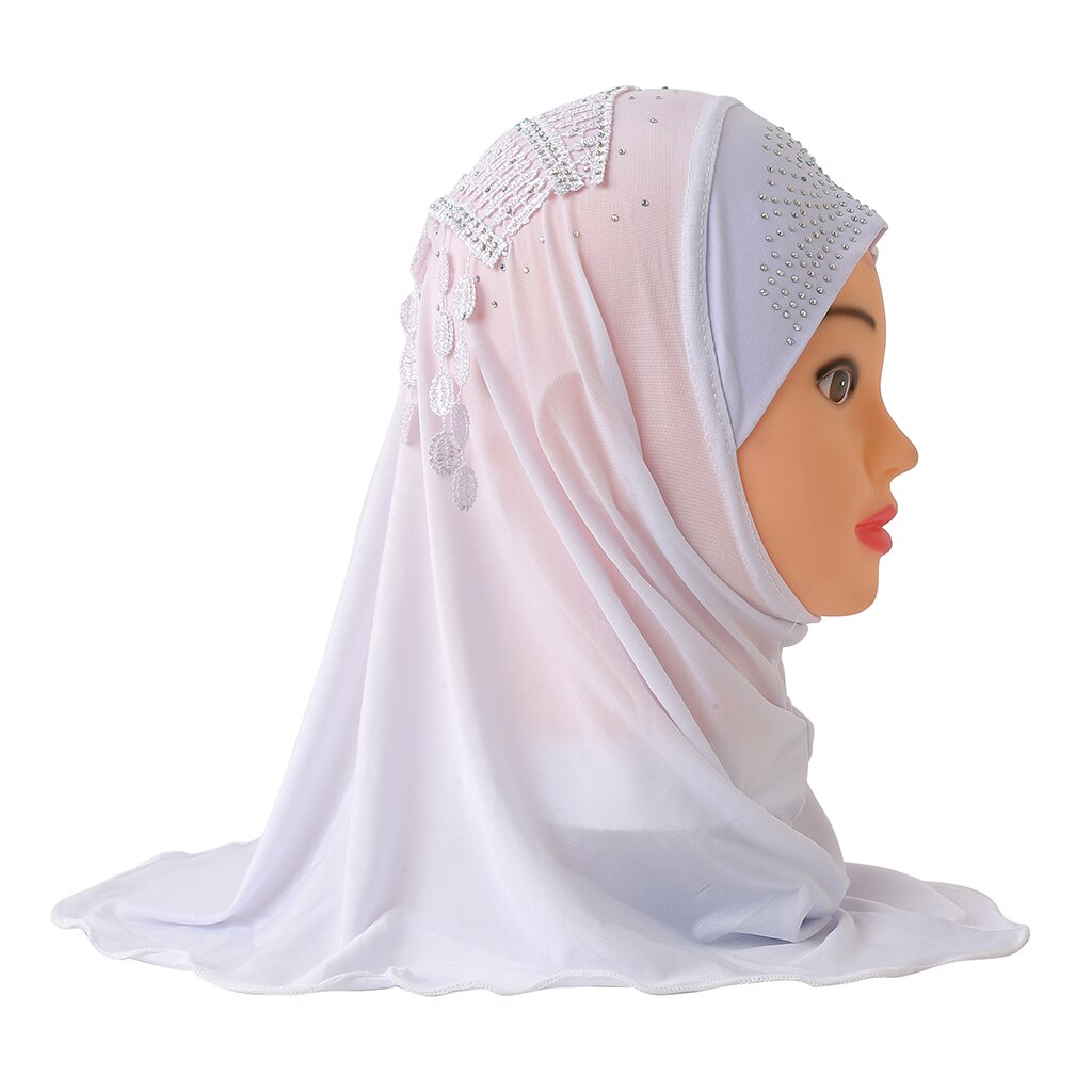 Girl's Crystal Lace Hijab