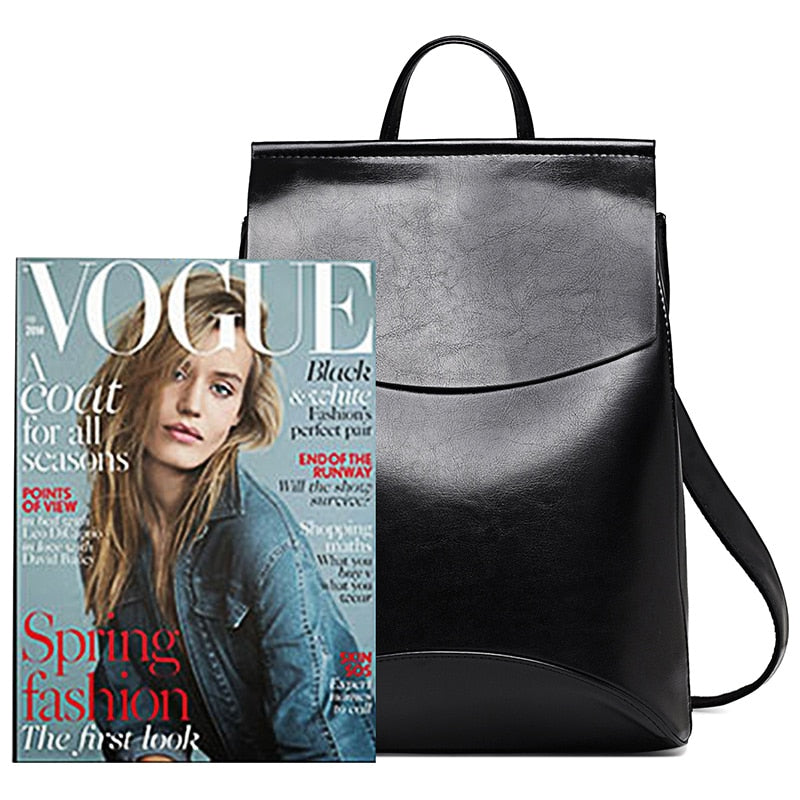 Women's 20l Leather Backpack