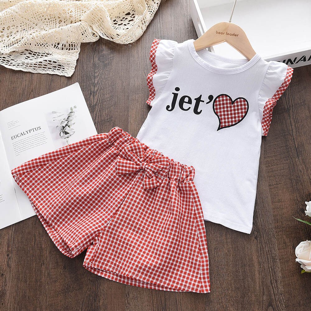 Girls Summer Clothing Set 2 Pcs