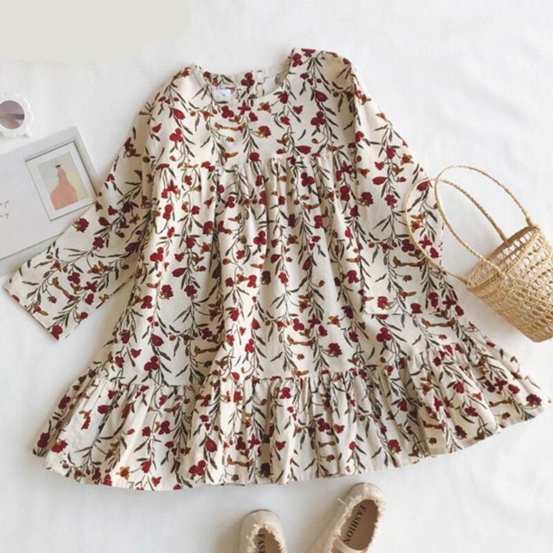 Girl's Mini Dress with Flowers Appliques