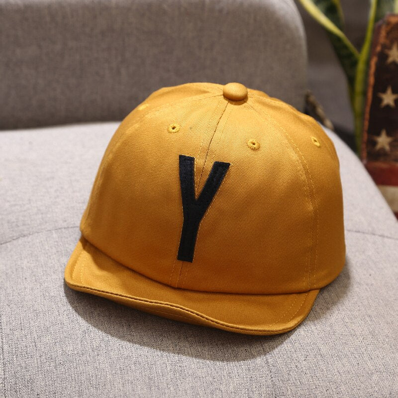 Boy's Letter Printed Cotton Cap