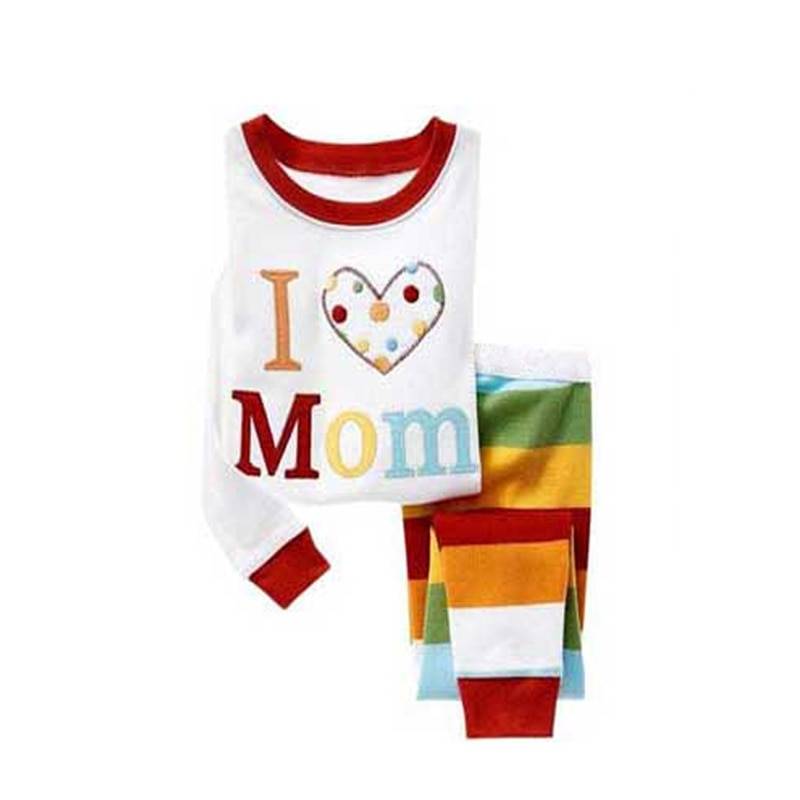 Kid's Colorful Printed Cotton Pajamas