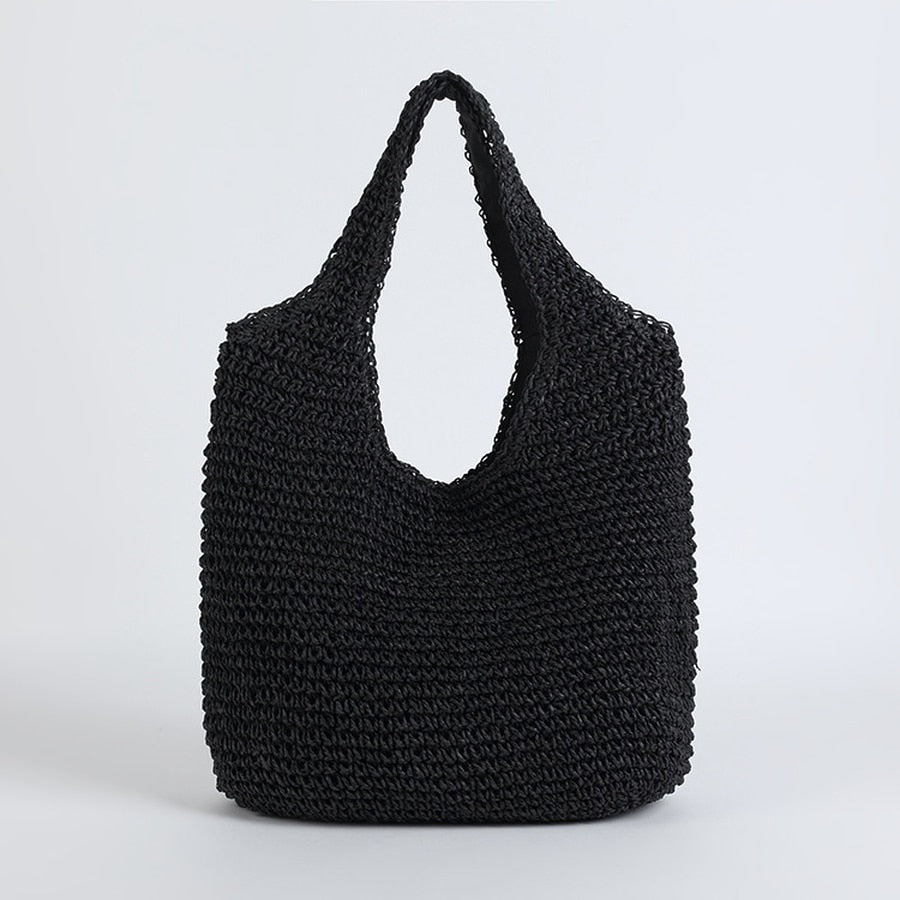 Women's Straw Shoulder Bag
