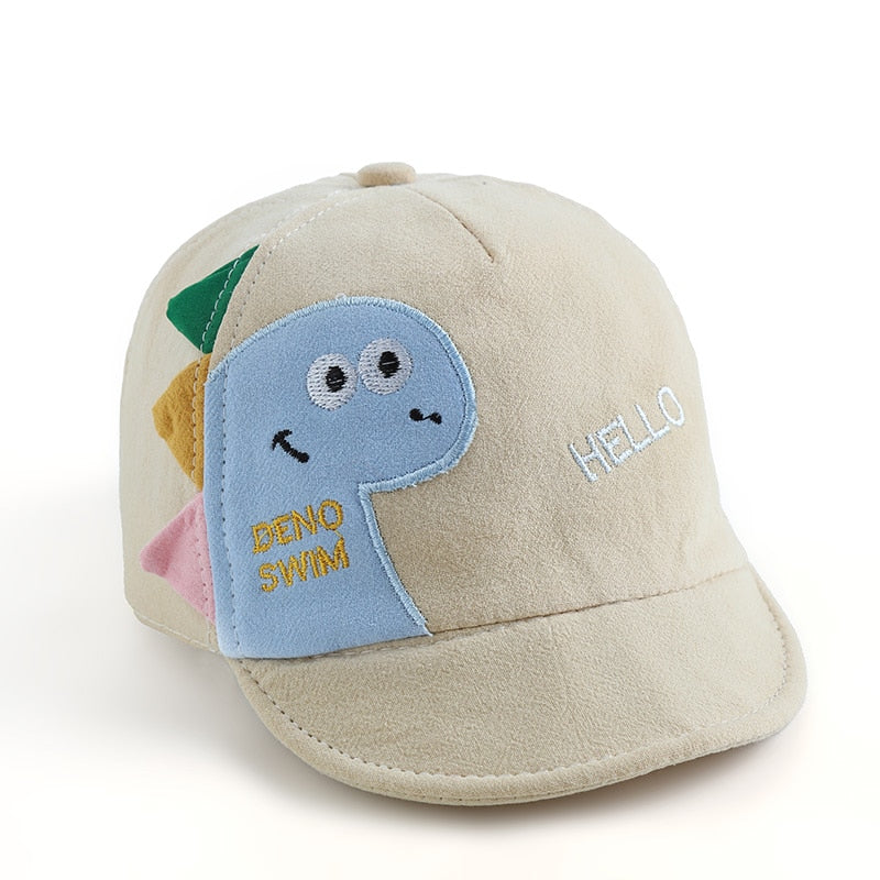 Boy's Letter Printed Cotton Cap