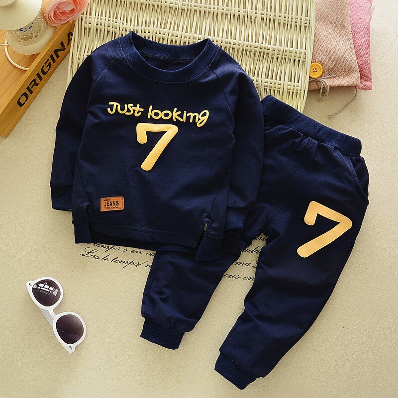 Children's Striped Cotton Tracksuit