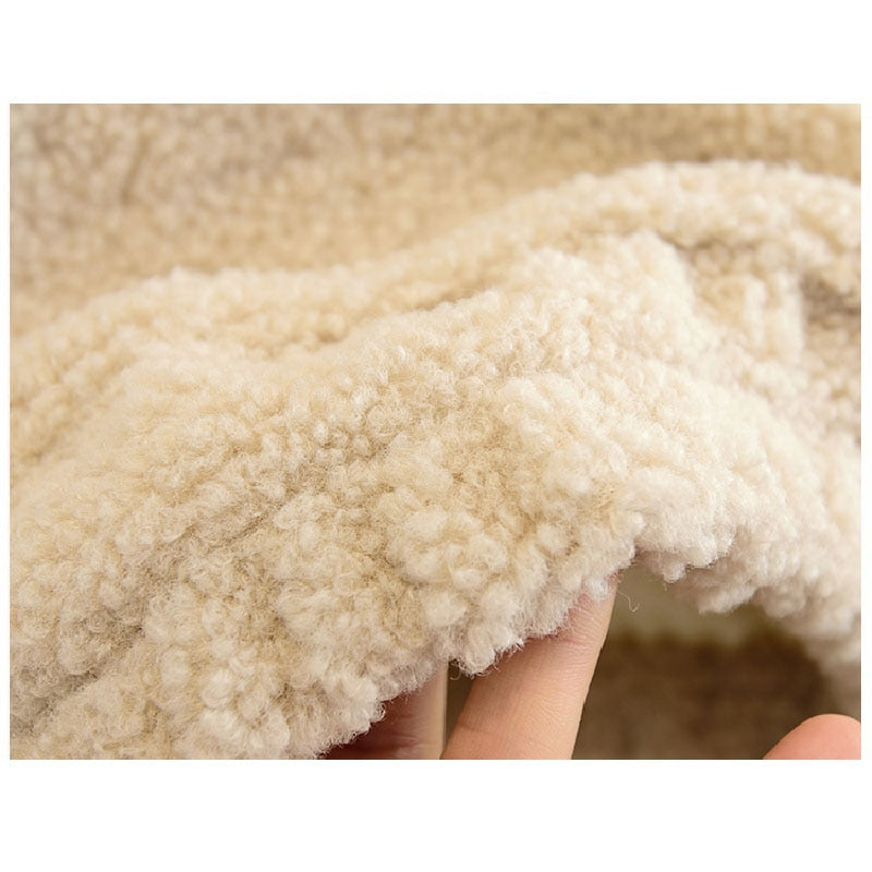 Kid's Plush Hoodie with Bag