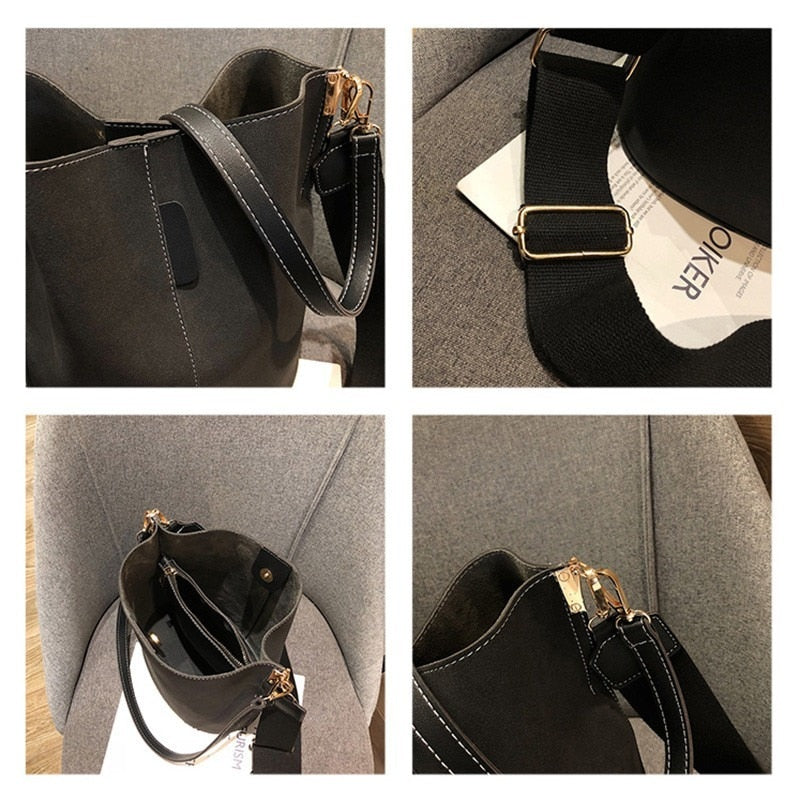 Women's Bucket Shoulder Bag