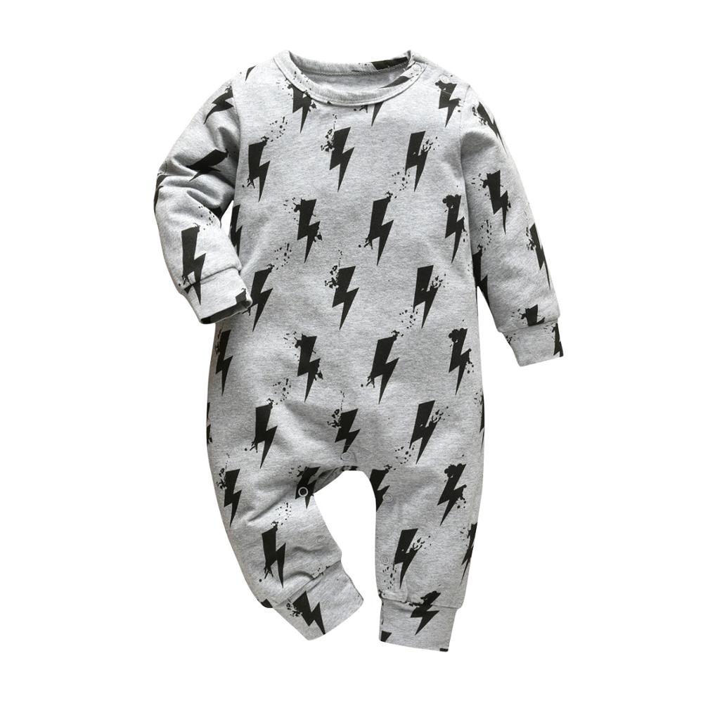 Mom+Dad=Me Baby's Gray Cotton Romper