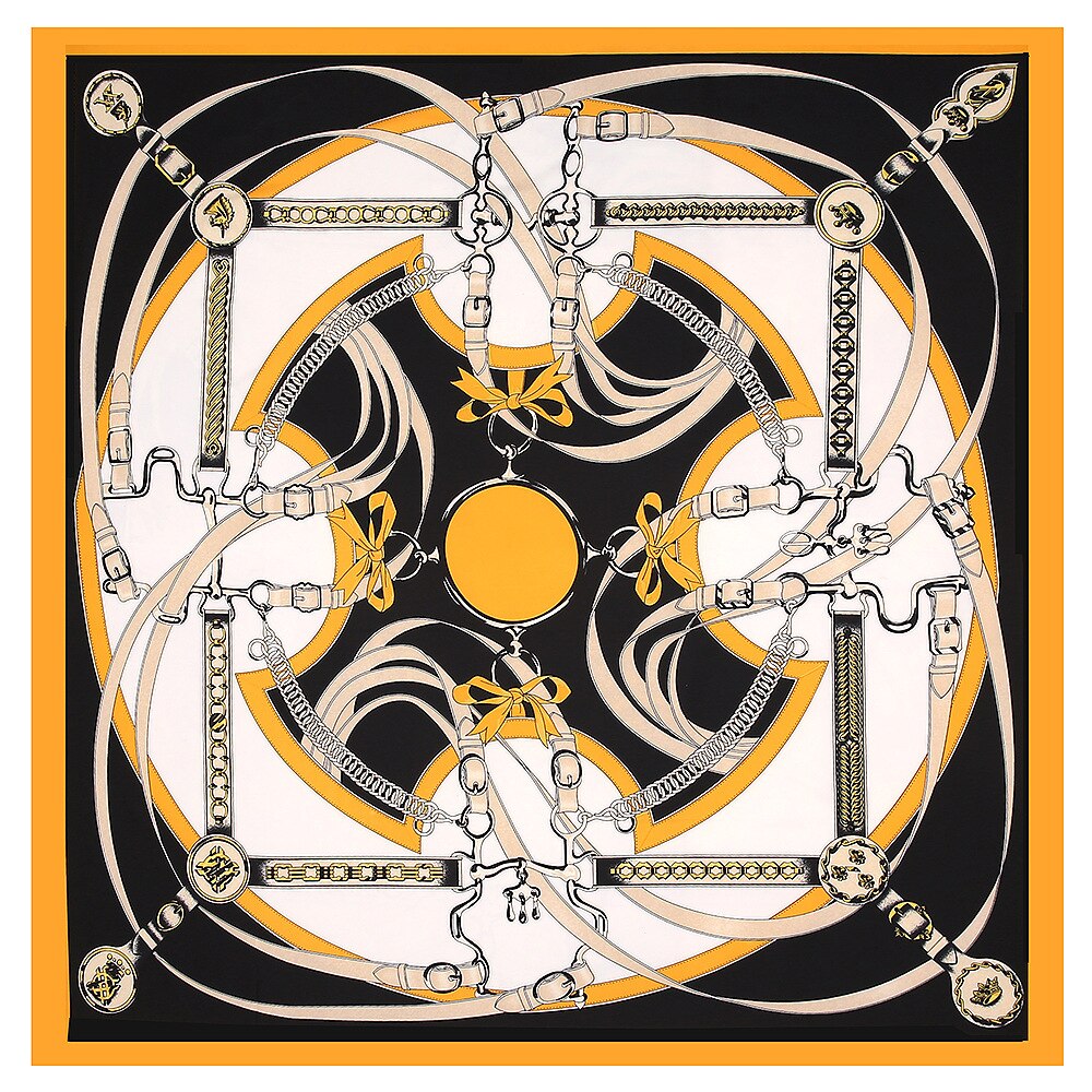 Women's Pure Silk Head Scarf