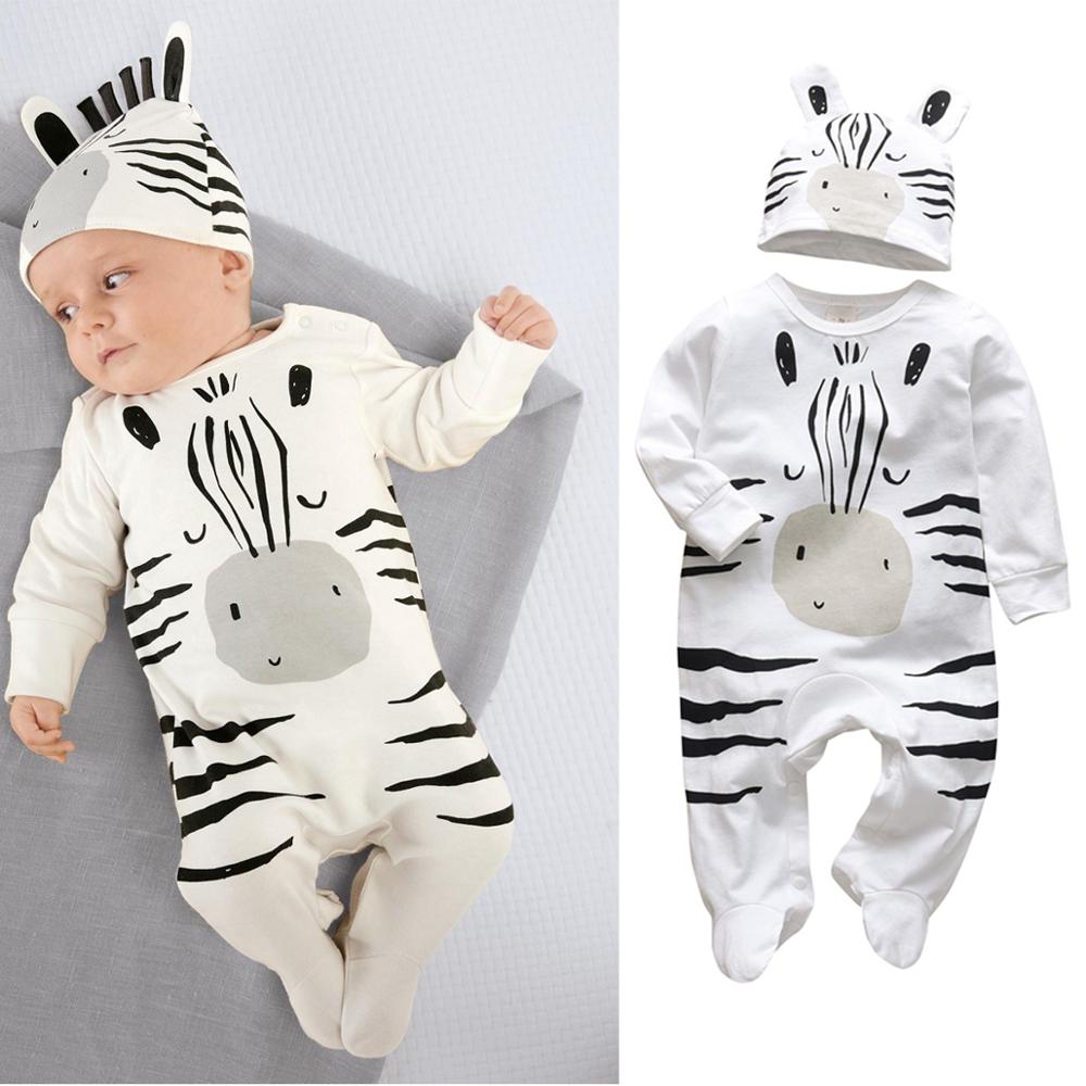 Baby's Creative Romper with Beanie