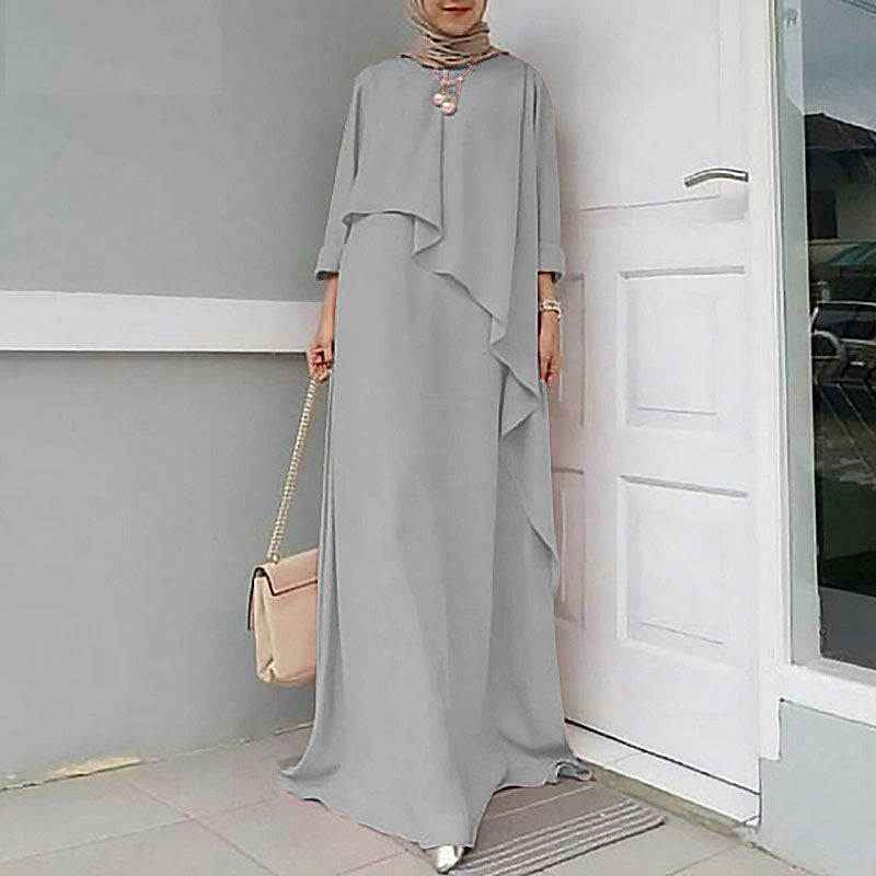 Women's Muslim Ruffled Dress