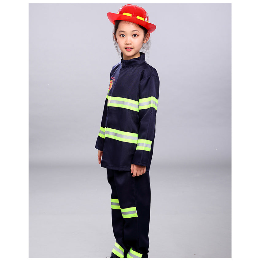 Kid's Firefighter Party Cosplay Costume