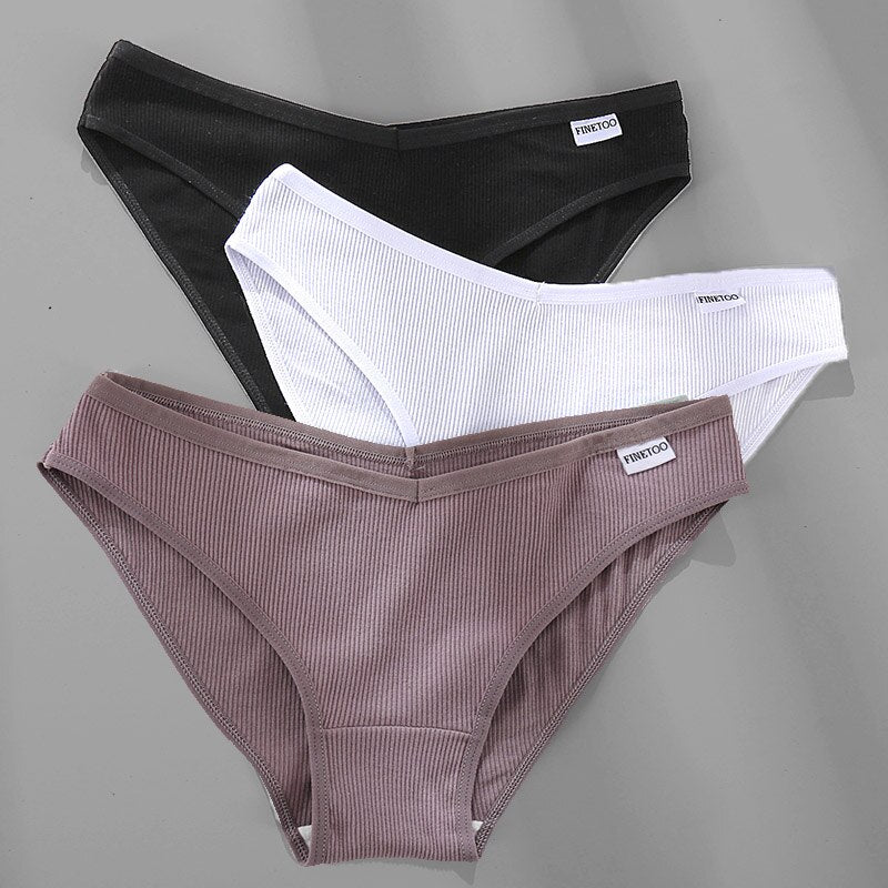 Women's Breathable Cotton Panties 4 Pcs Set
