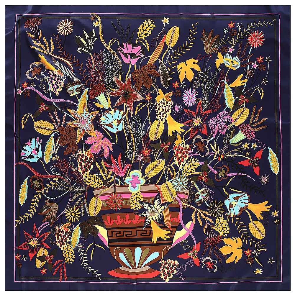 Women's Pure Silk Head Scarf