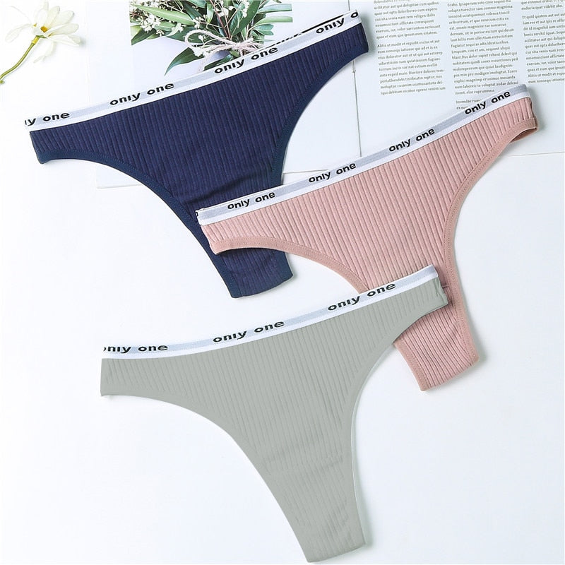 Women's G-String Panty 3 Pcs Set