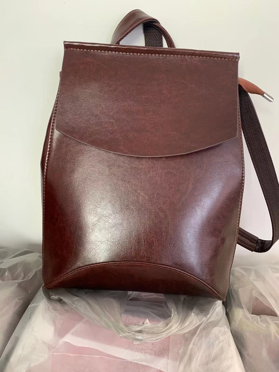 Women's 20l Leather Backpack