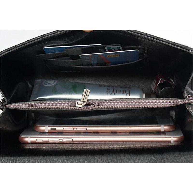 Women's Compact Quilted Shoulder Bag