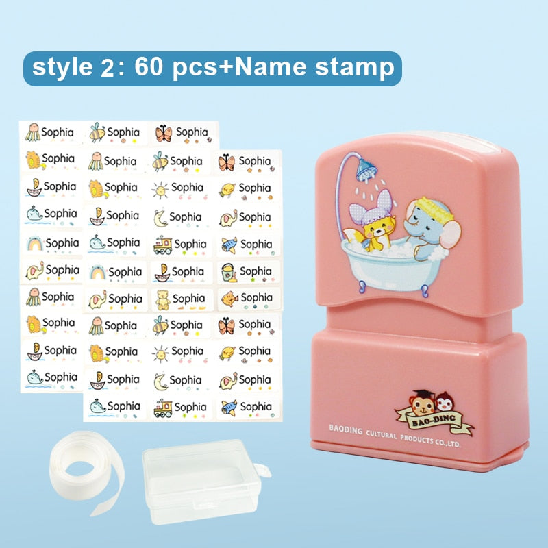 Kid's Name Seal Stamp