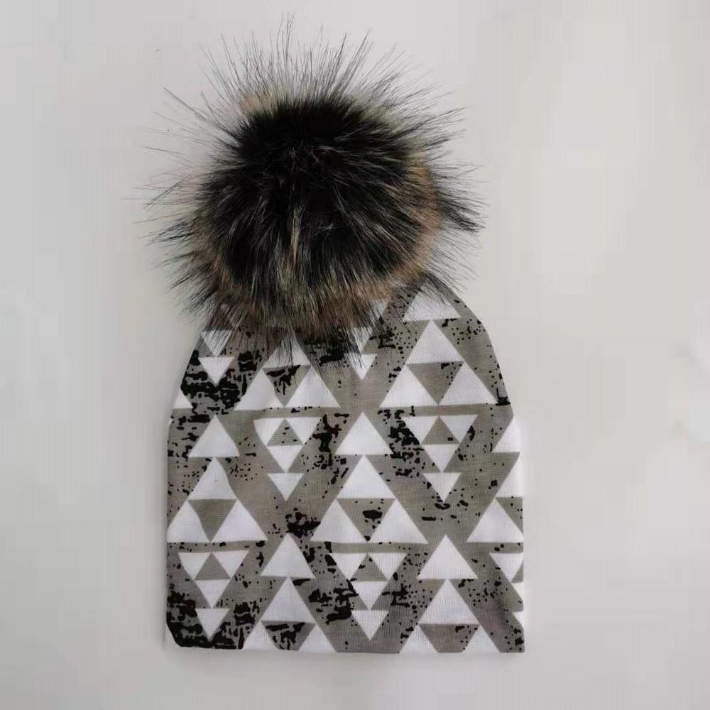 Baby's Cotton Hat with Pompom