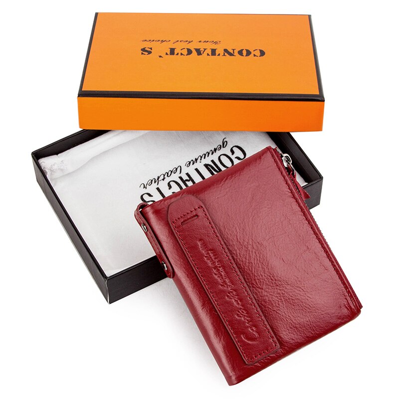 Stylish Compact Genuine Leather Women’s Wallet