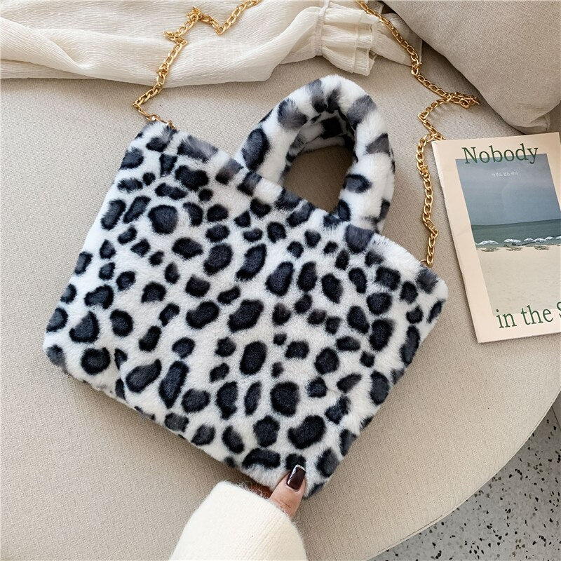 Women's Wild One Plush Tote Bag