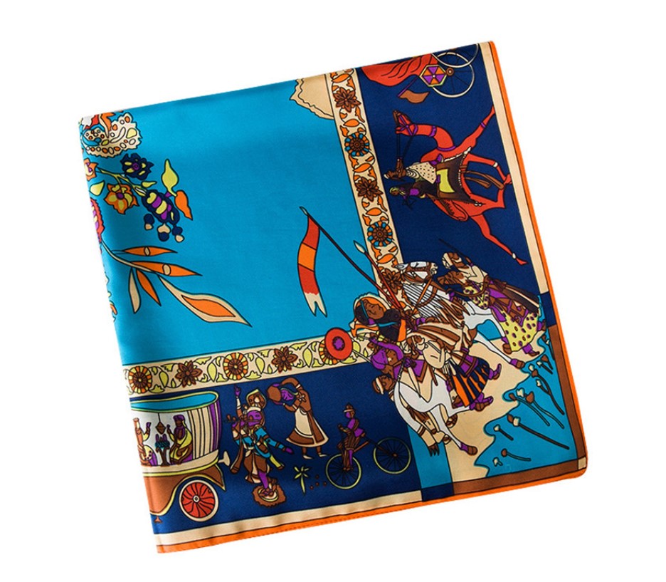 Women's Pure Silk Head Scarf