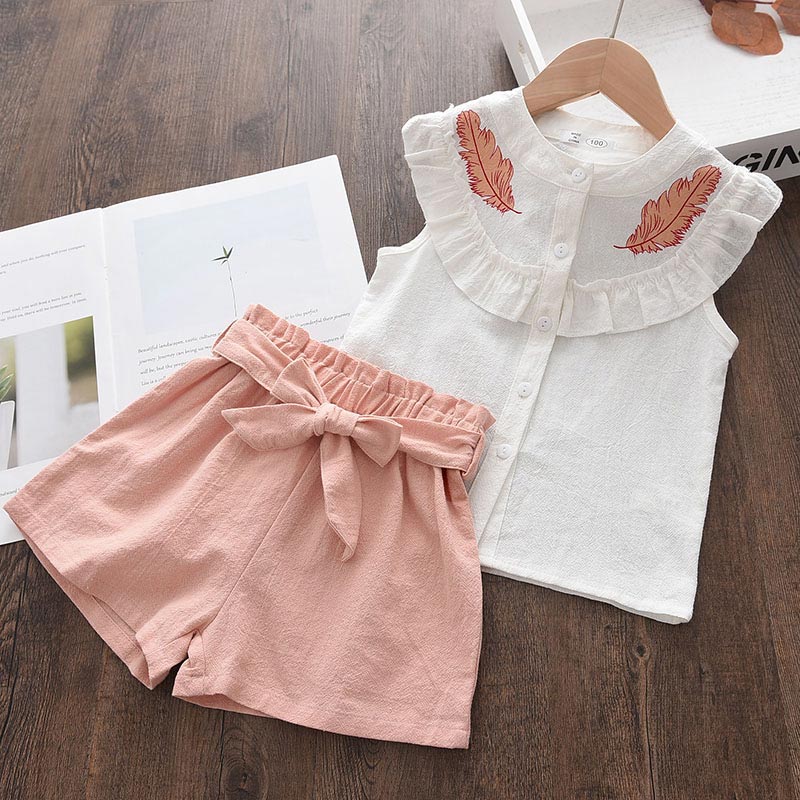 Girls Summer Clothing Set 2 Pcs