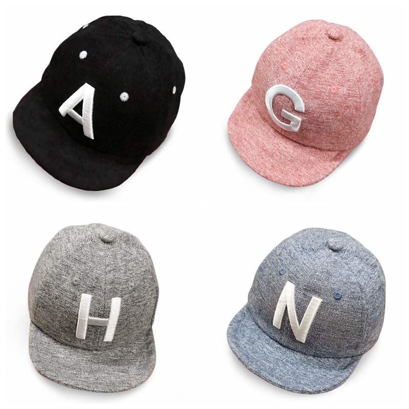 Boy's Letter Printed Cotton Cap