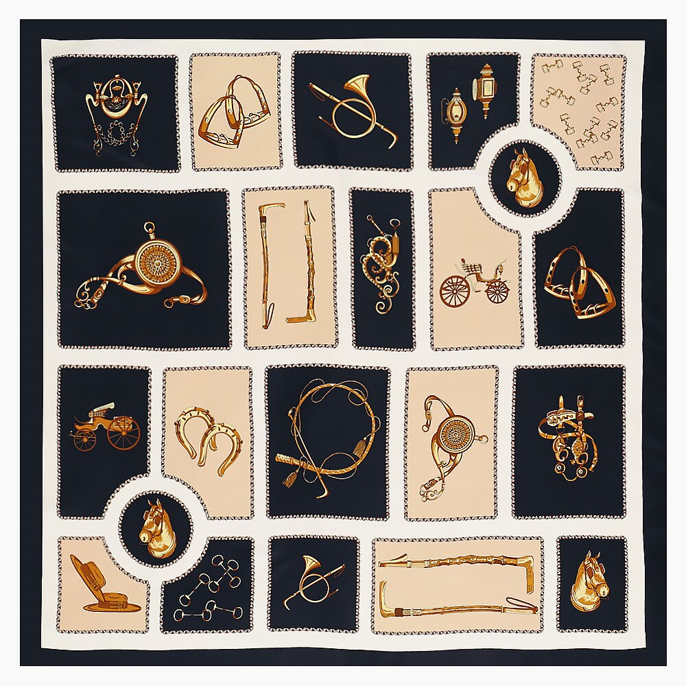 Women's Pure Silk Head Scarf