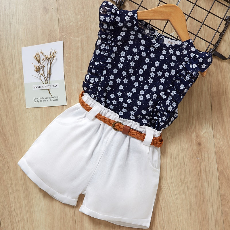Girls Summer Clothing Set 2 Pcs