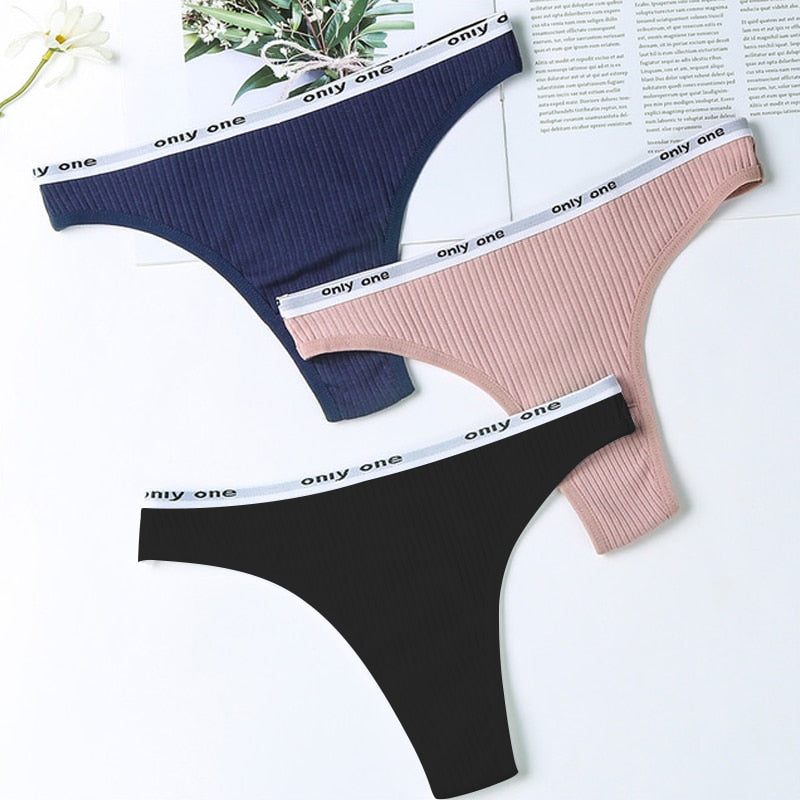 Women's G-String Panty 3 Pcs Set