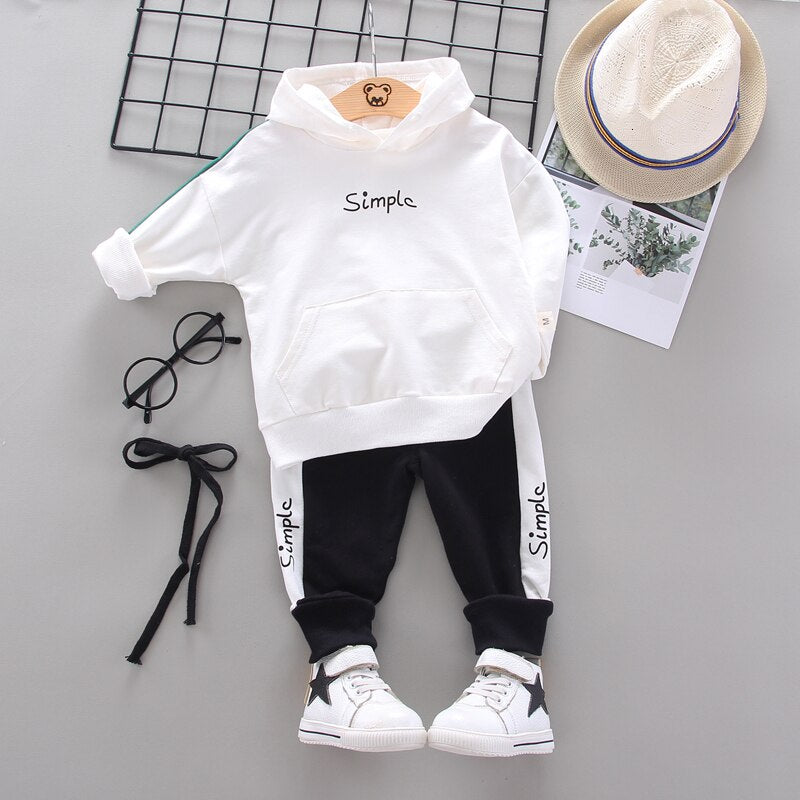 Children's Striped Cotton Tracksuit