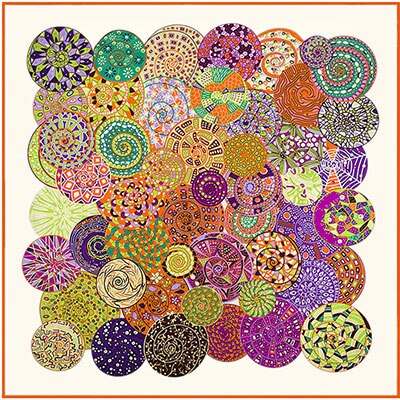 Women's Pure Silk Head Scarf