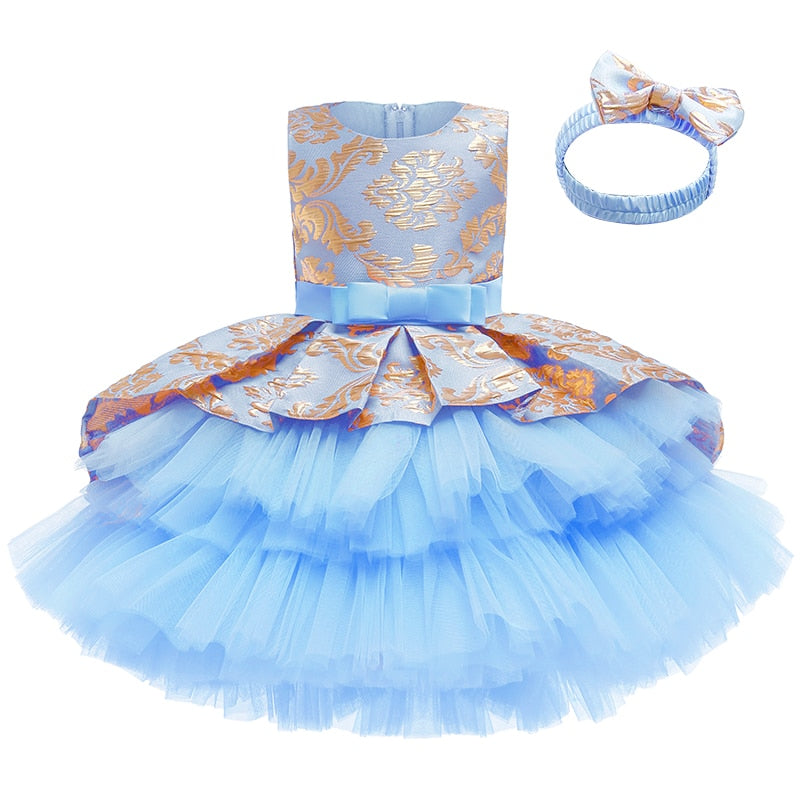 Girls Vintage Embroidery Dress