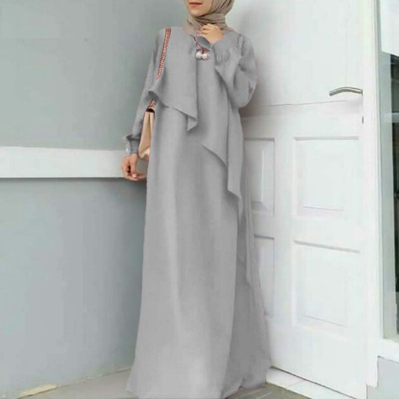 Women's Muslim Ruffled Dress