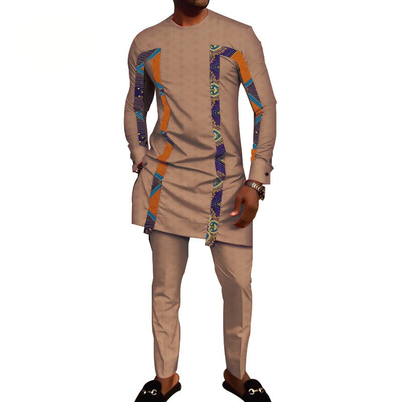 Men's Casual Striped Clothing Set