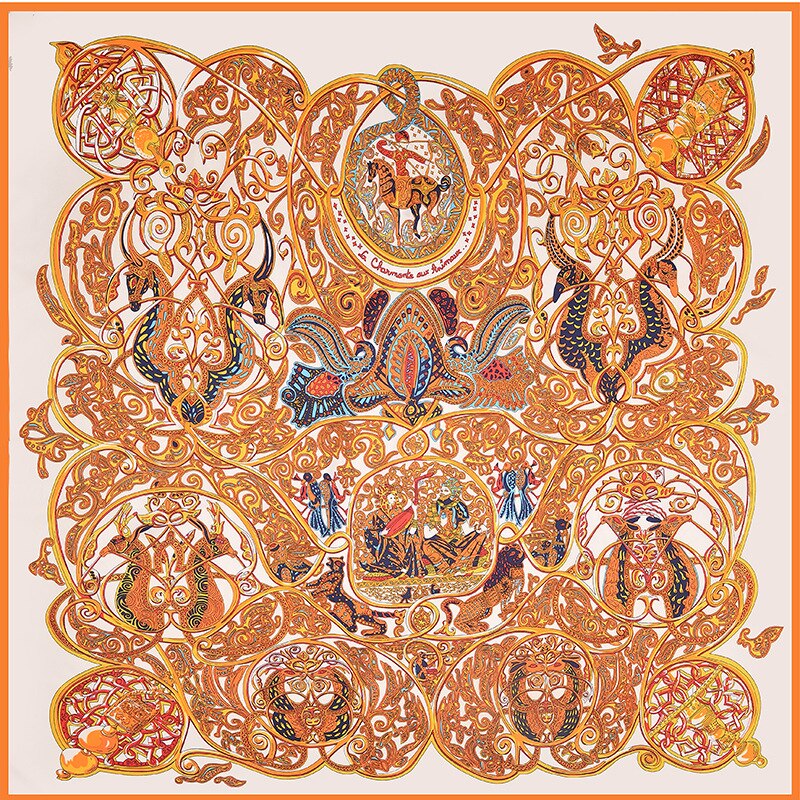 Women's Pure Silk Head Scarf