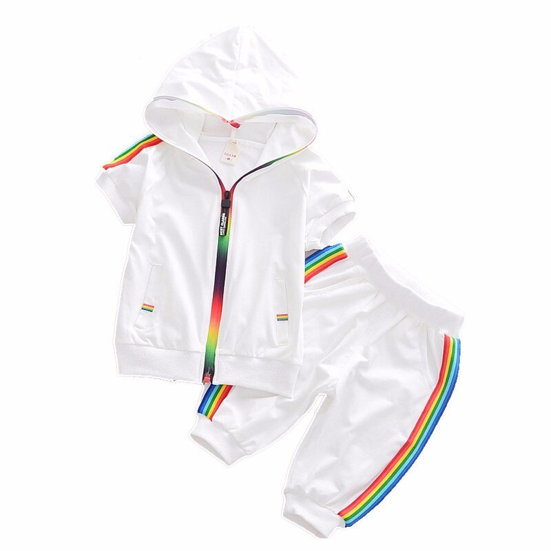 Children's Striped Cotton Tracksuit