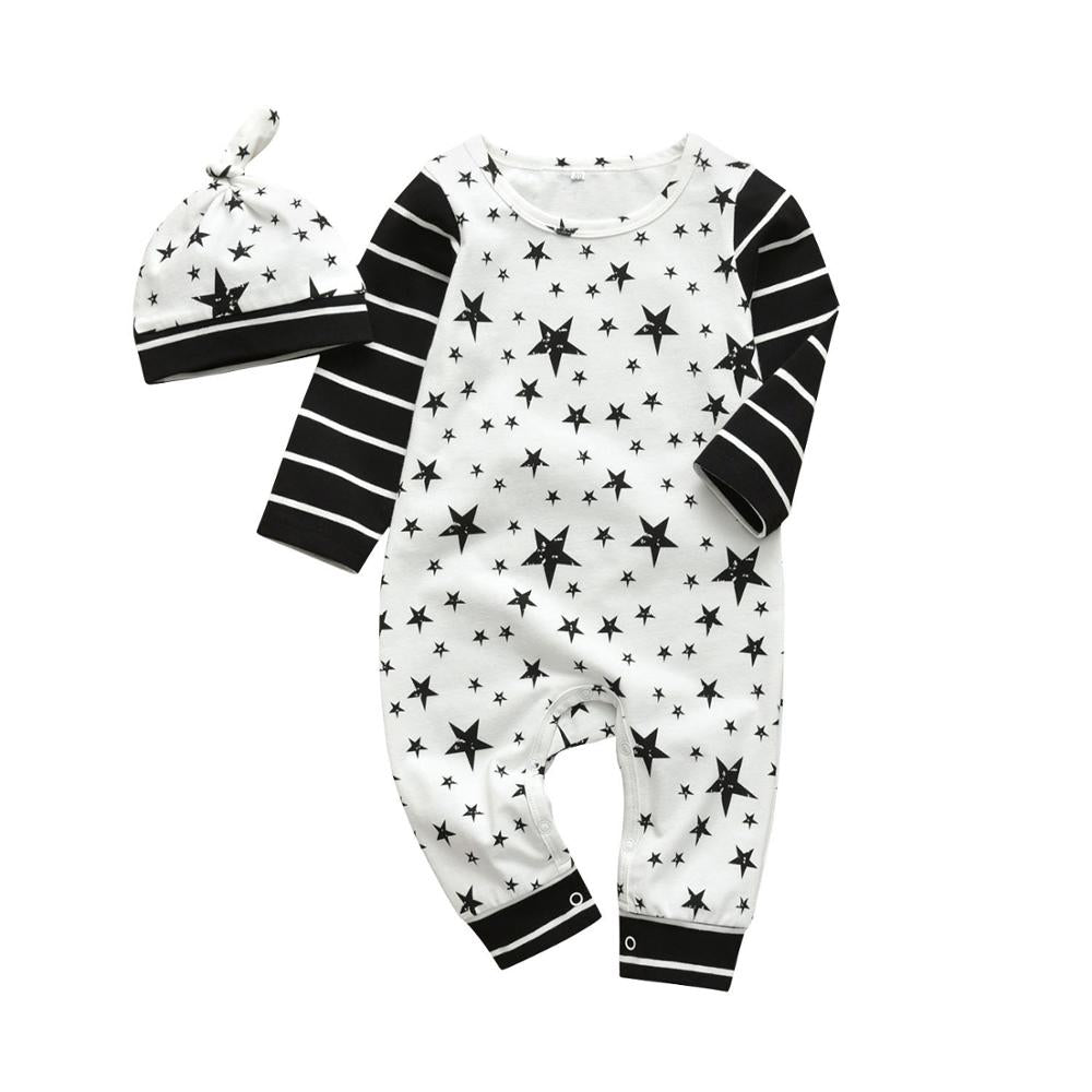 Baby's Creative Romper with Beanie