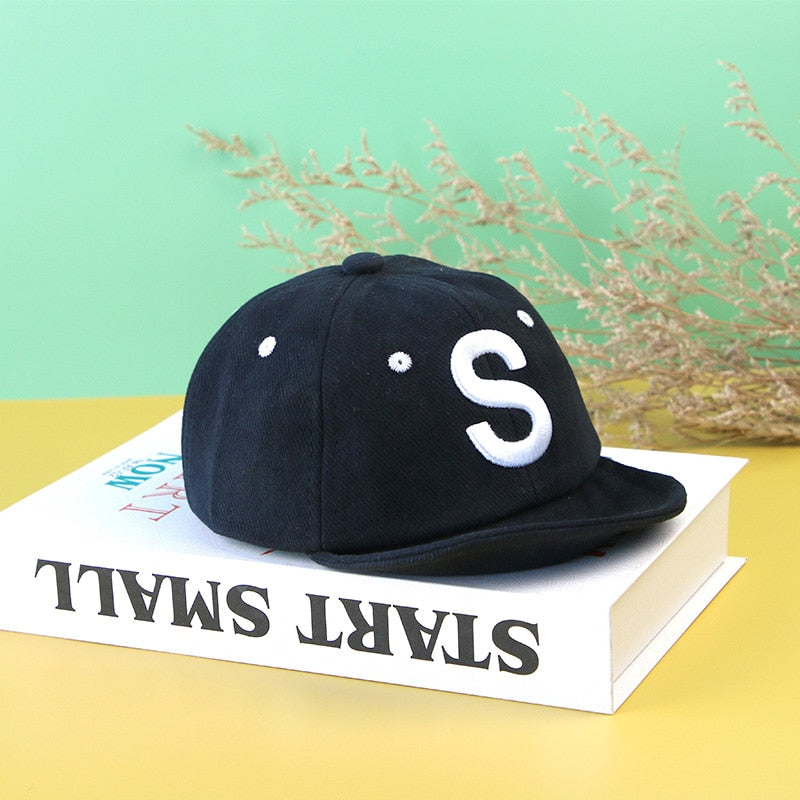 Boy's Letter Printed Cotton Cap