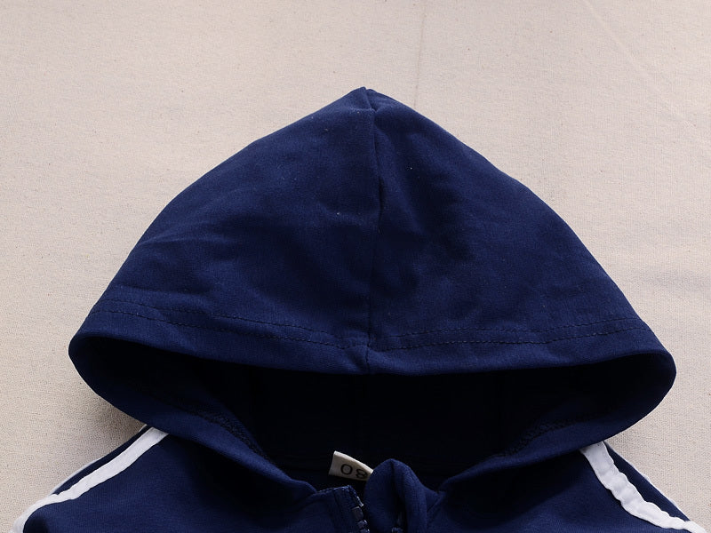 Children's Striped Cotton Tracksuit