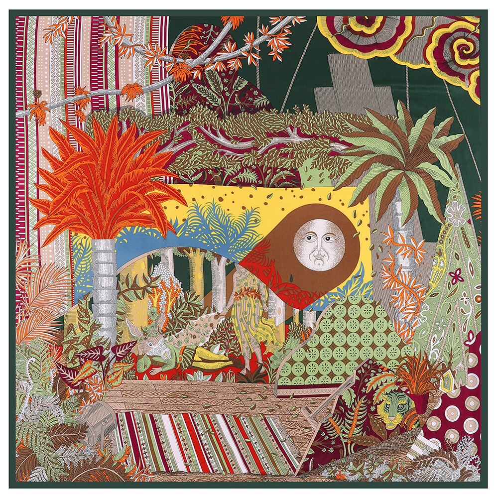 Women's Pure Silk Head Scarf