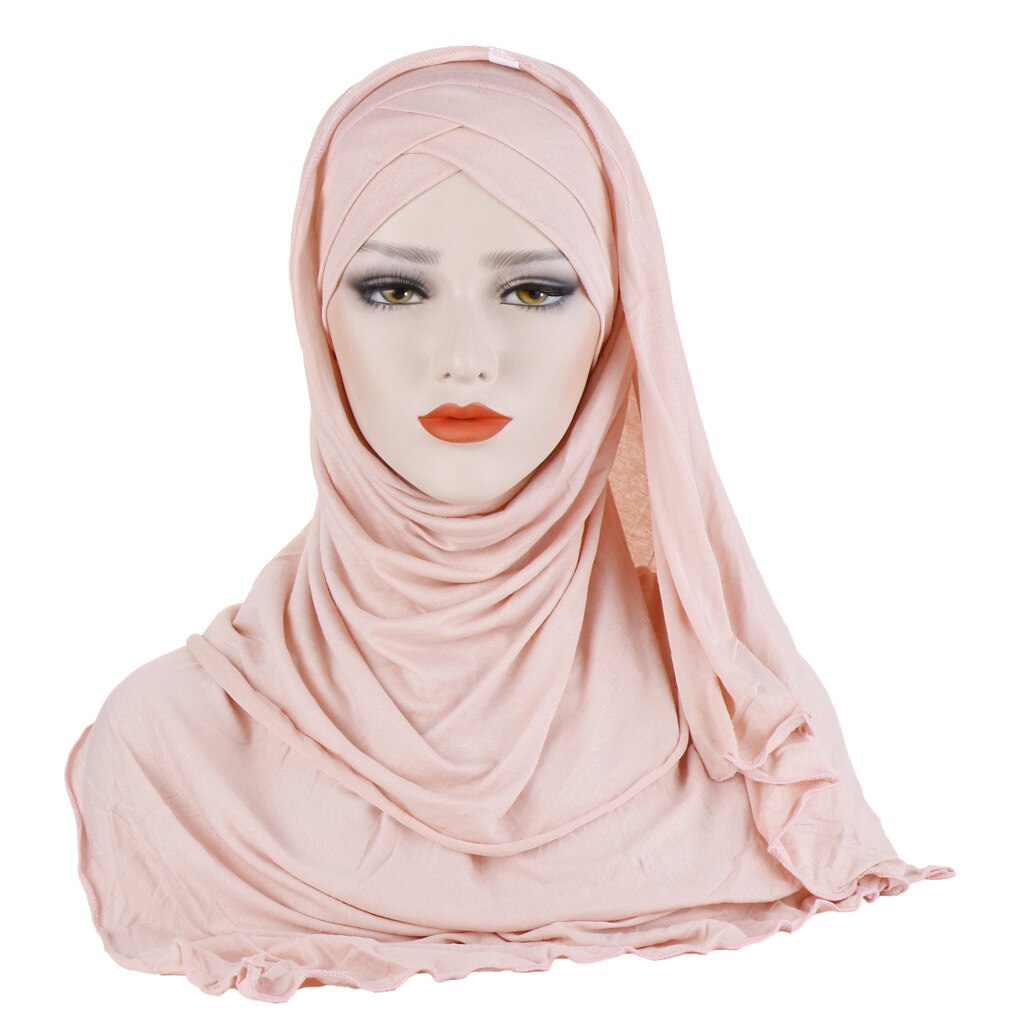 Women's Cotton Hijab and Cap Set