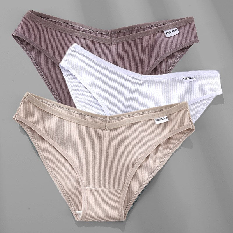 Women's Breathable Cotton Panties 4 Pcs Set