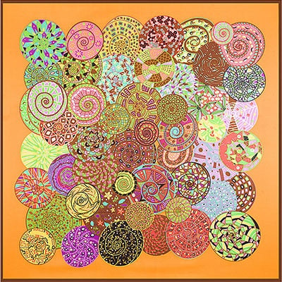 Women's Pure Silk Head Scarf