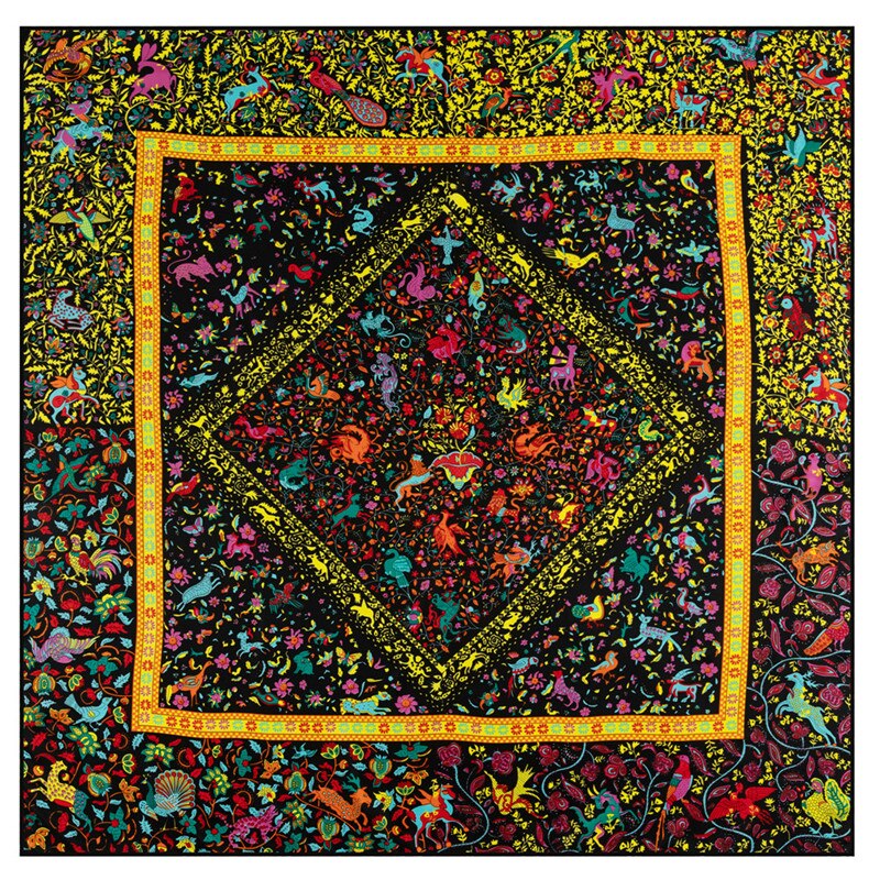 Women's Pure Silk Head Scarf