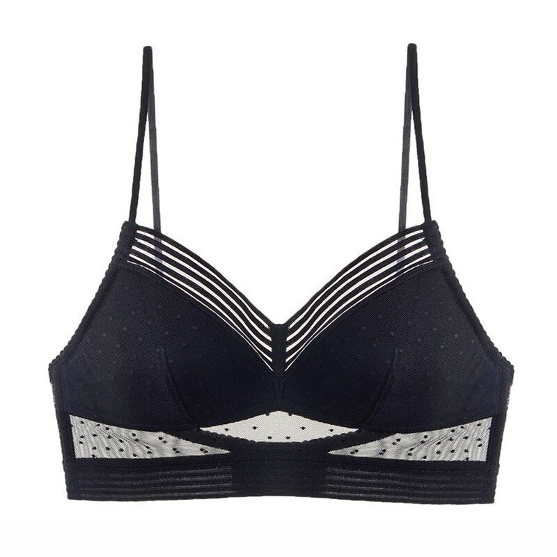 Women's Sheer Setail Wire Free Bra